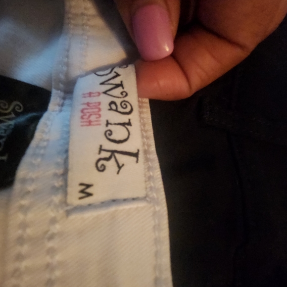 Swank a posh White stretch pants - Picture 3 of 5